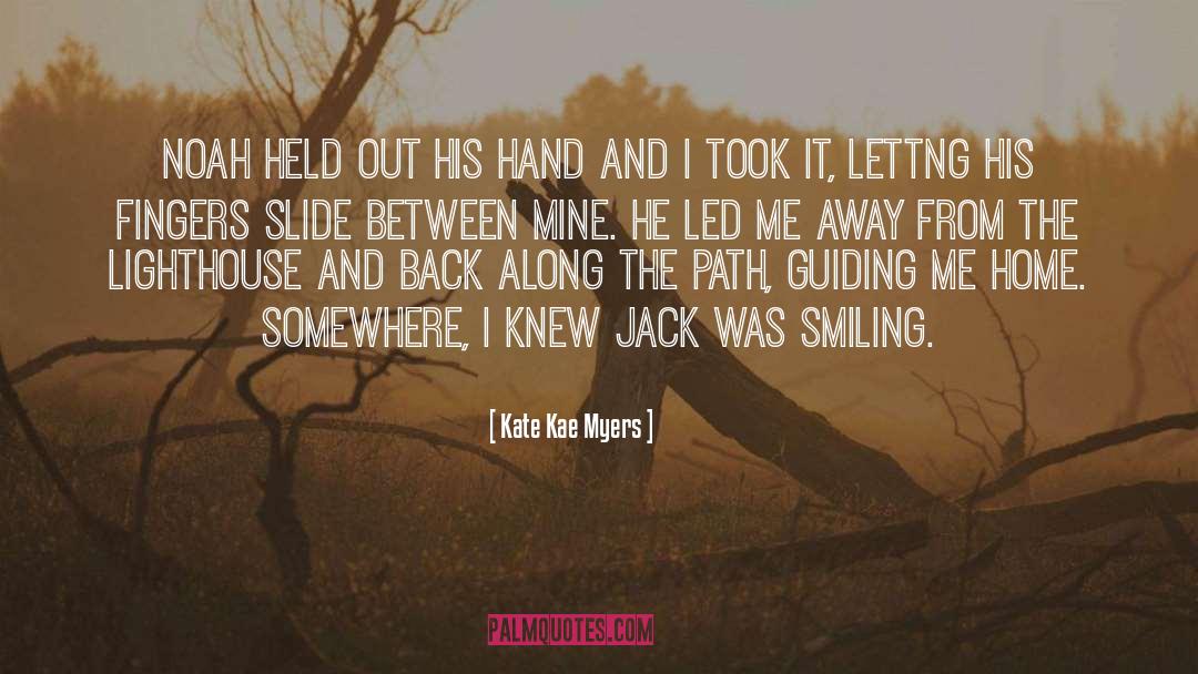 Space Between Fingers quotes by Kate Kae Myers