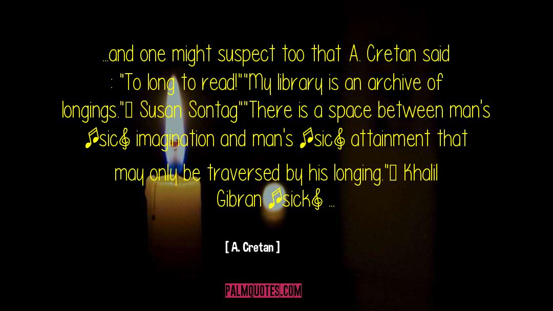 Space Between quotes by A. Cretan