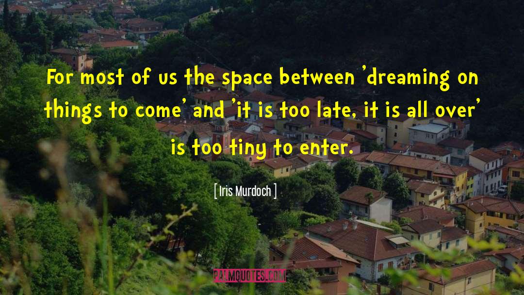 Space Between quotes by Iris Murdoch