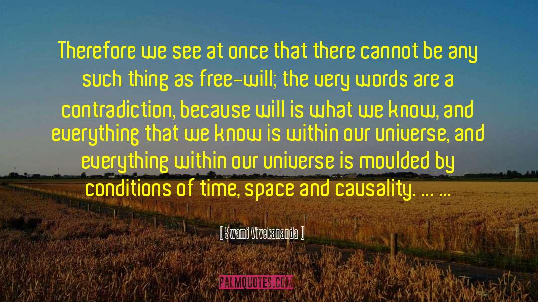 Space Junk quotes by Swami Vivekananda