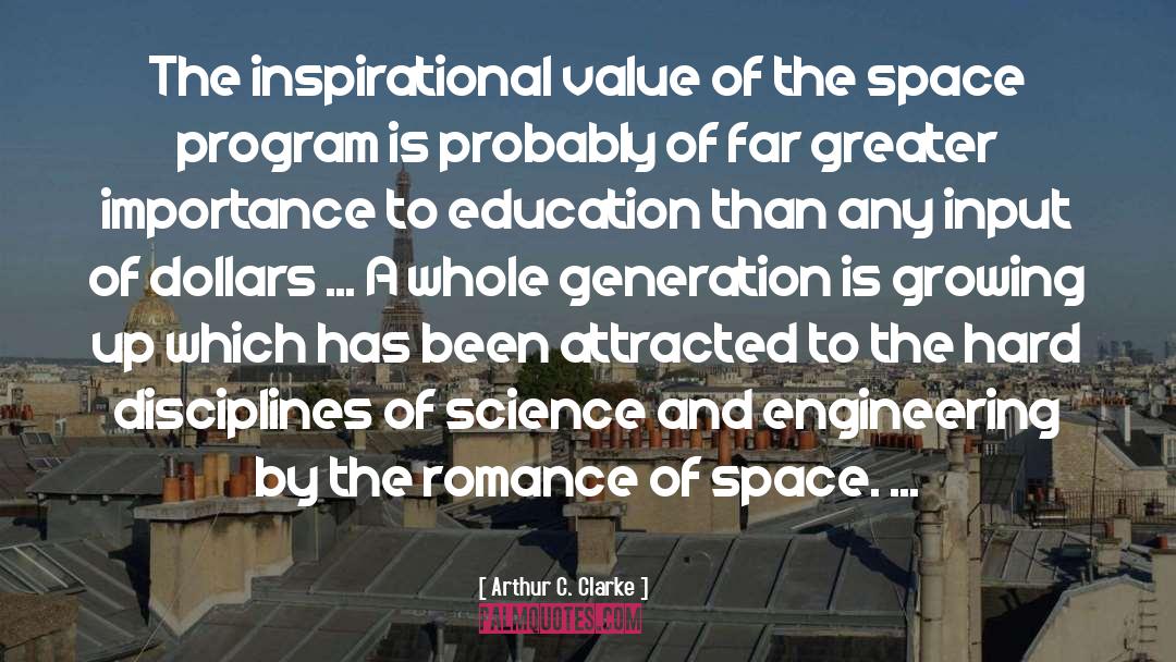 Space Program quotes by Arthur C. Clarke