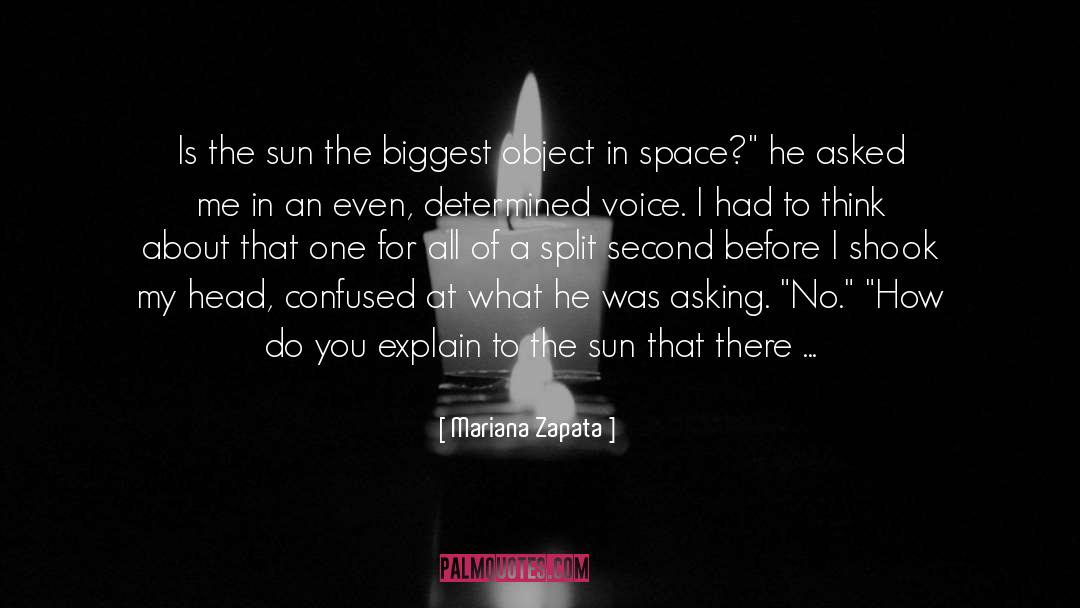 Space quotes by Mariana Zapata