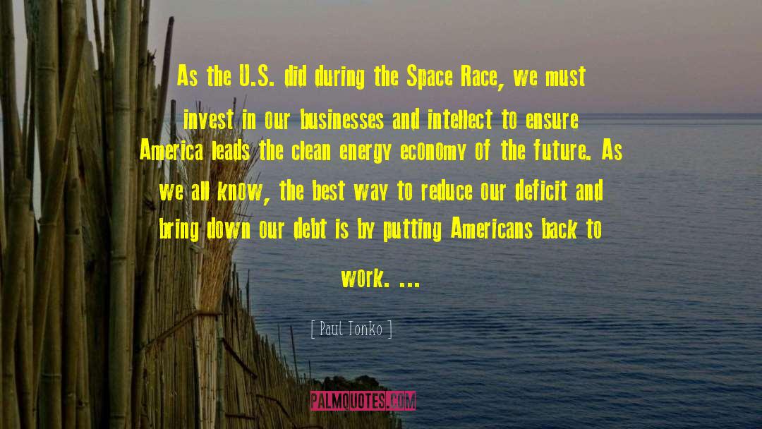 Space Race quotes by Paul Tonko