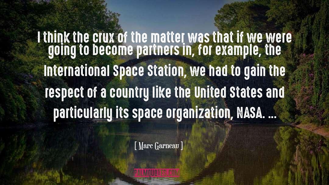 Space Station quotes by Marc Garneau