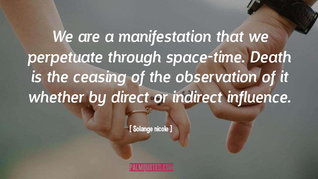 Space Time quotes by Solange Nicole