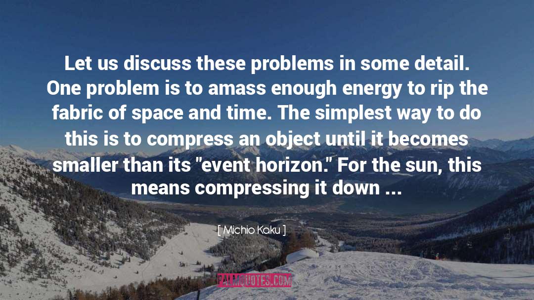 Space Time quotes by Michio Kaku