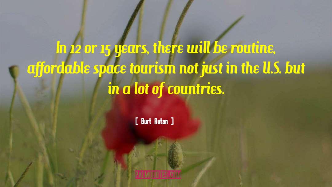 Space Tourism quotes by Burt Rutan
