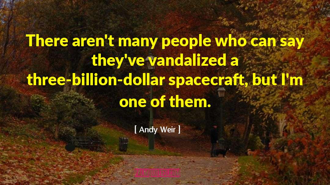 Spacecraft quotes by Andy Weir