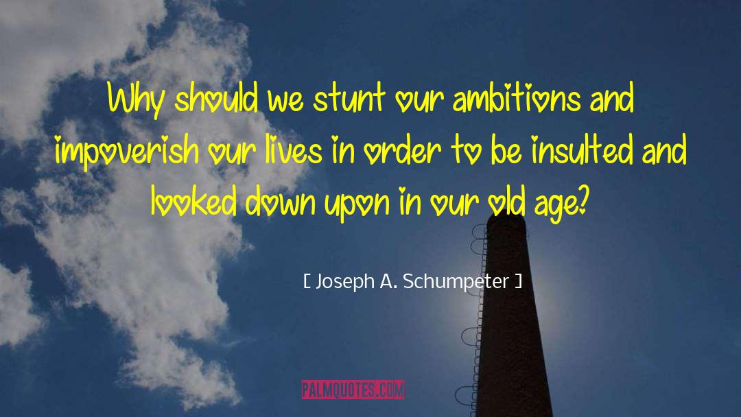 Spacewalks Stunt quotes by Joseph A. Schumpeter