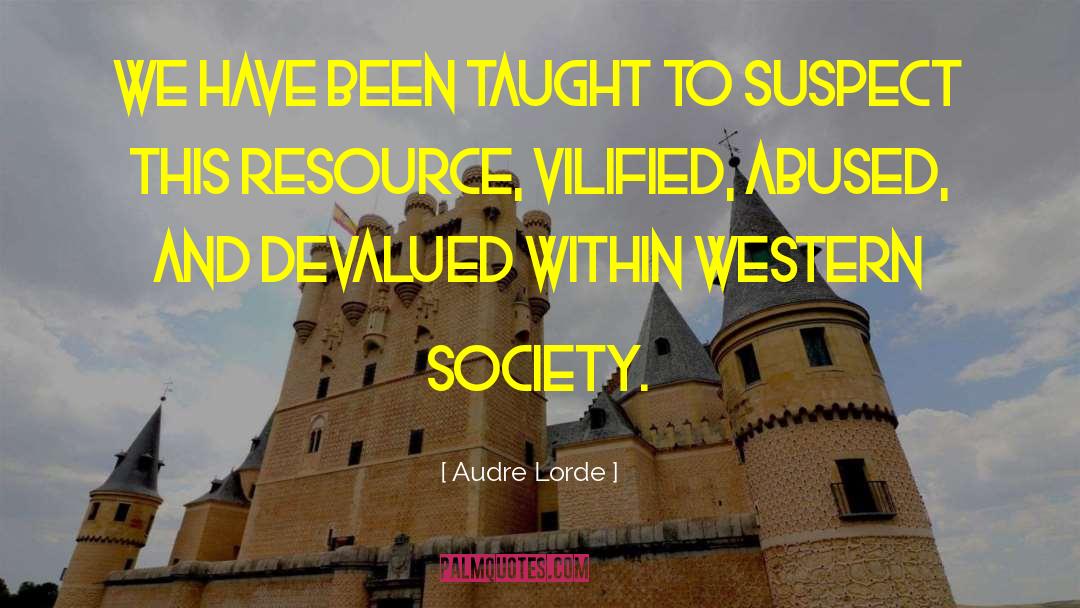 Spaghetti Western quotes by Audre Lorde