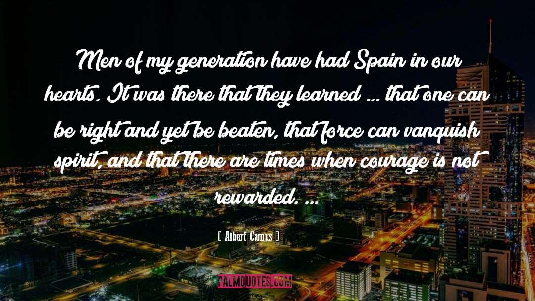 Spain quotes by Albert Camus