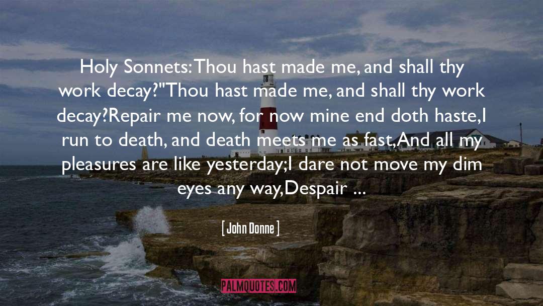 Spalling Repair quotes by John Donne