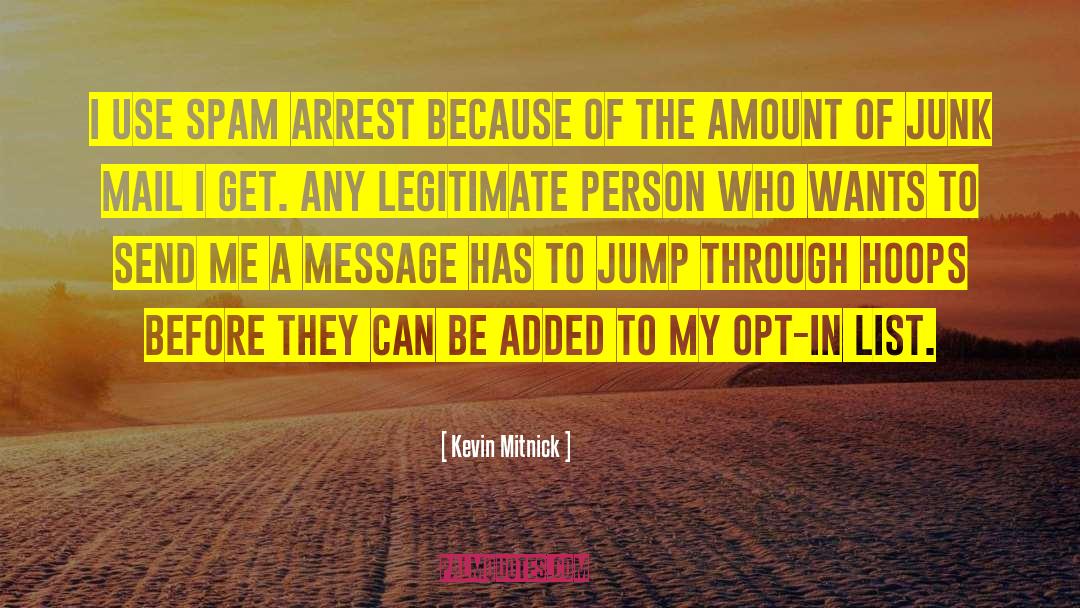 Spam quotes by Kevin Mitnick