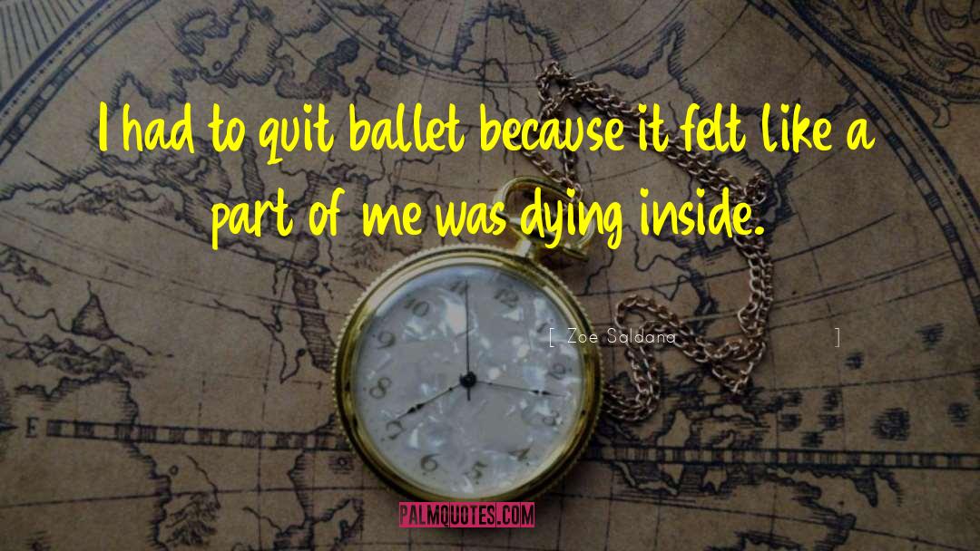 Spandau Ballet quotes by Zoe Saldana