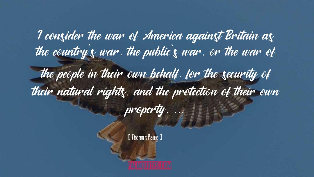 Spanish American War quotes by Thomas Paine