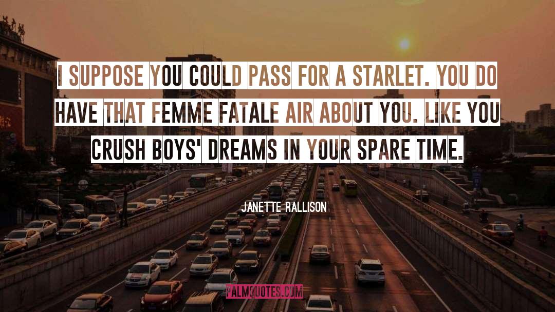 Spare Time quotes by Janette Rallison