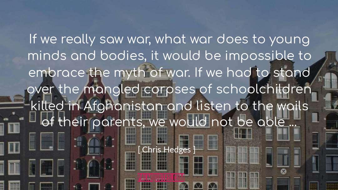 Spared quotes by Chris Hedges