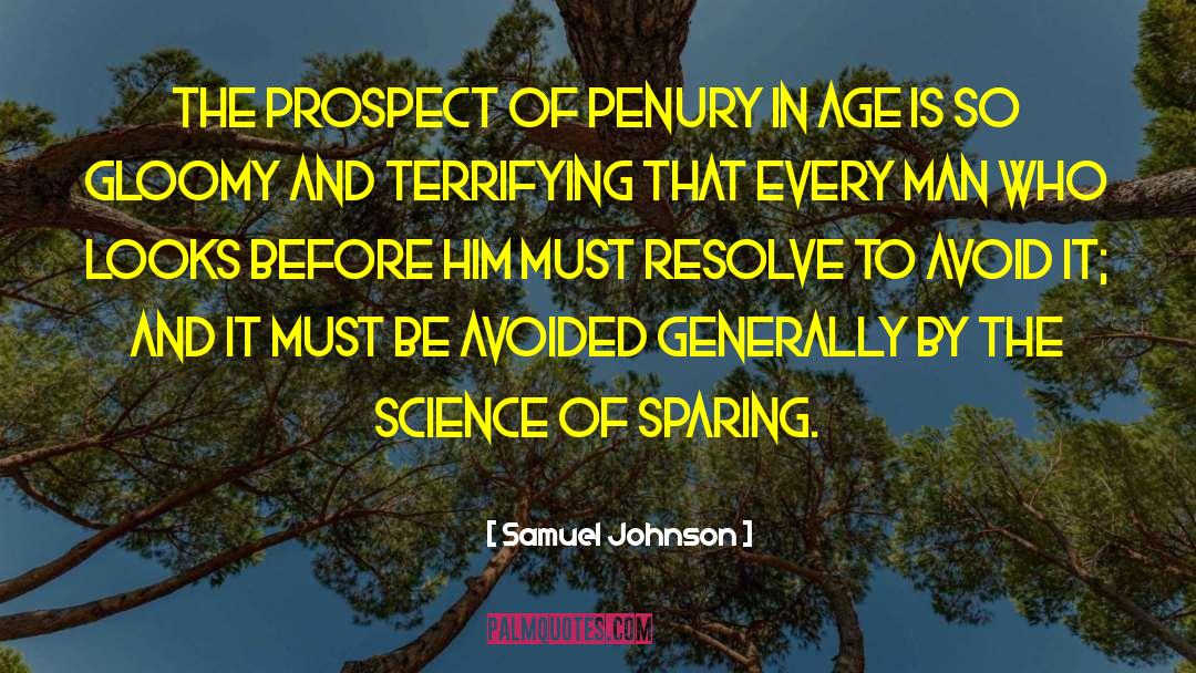 Sparing quotes by Samuel Johnson