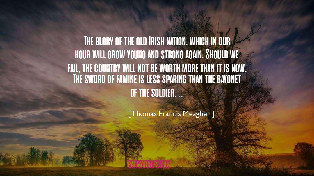 Sparing quotes by Thomas Francis Meagher