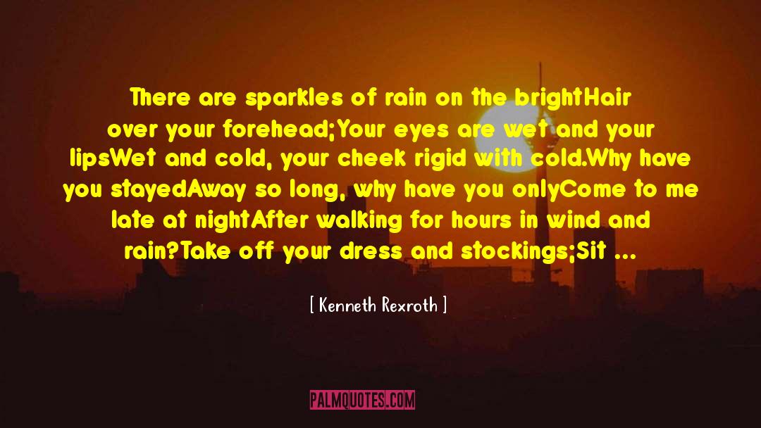 Sparkles quotes by Kenneth Rexroth