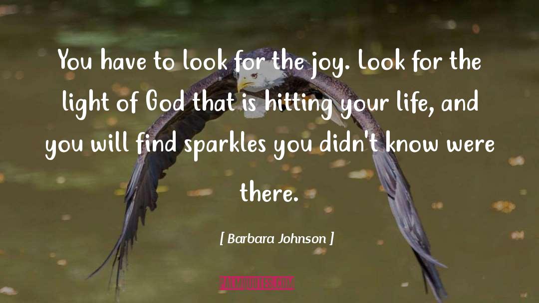Sparkles quotes by Barbara Johnson