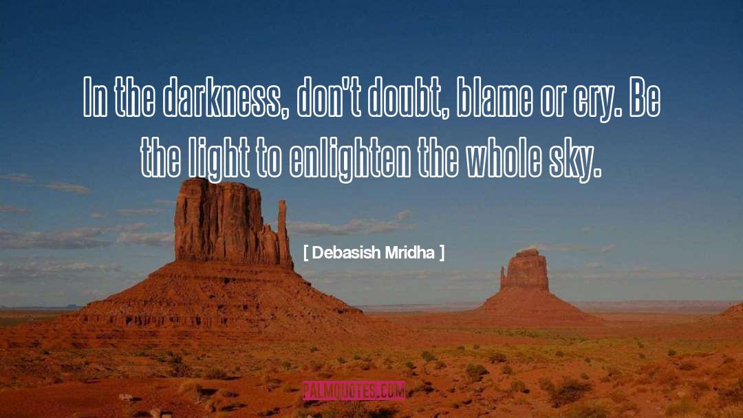 Sparkling Darkness quotes by Debasish Mridha