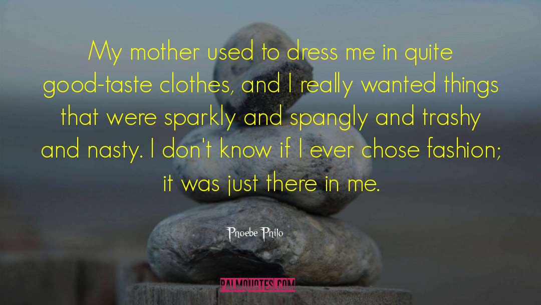 Sparkly quotes by Phoebe Philo