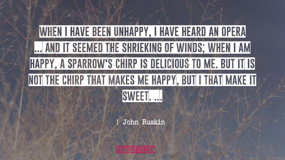 Sparrows quotes by John Ruskin