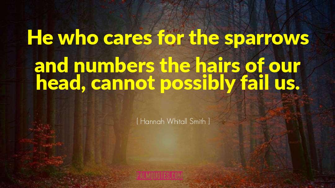 Sparrows quotes by Hannah Whitall Smith