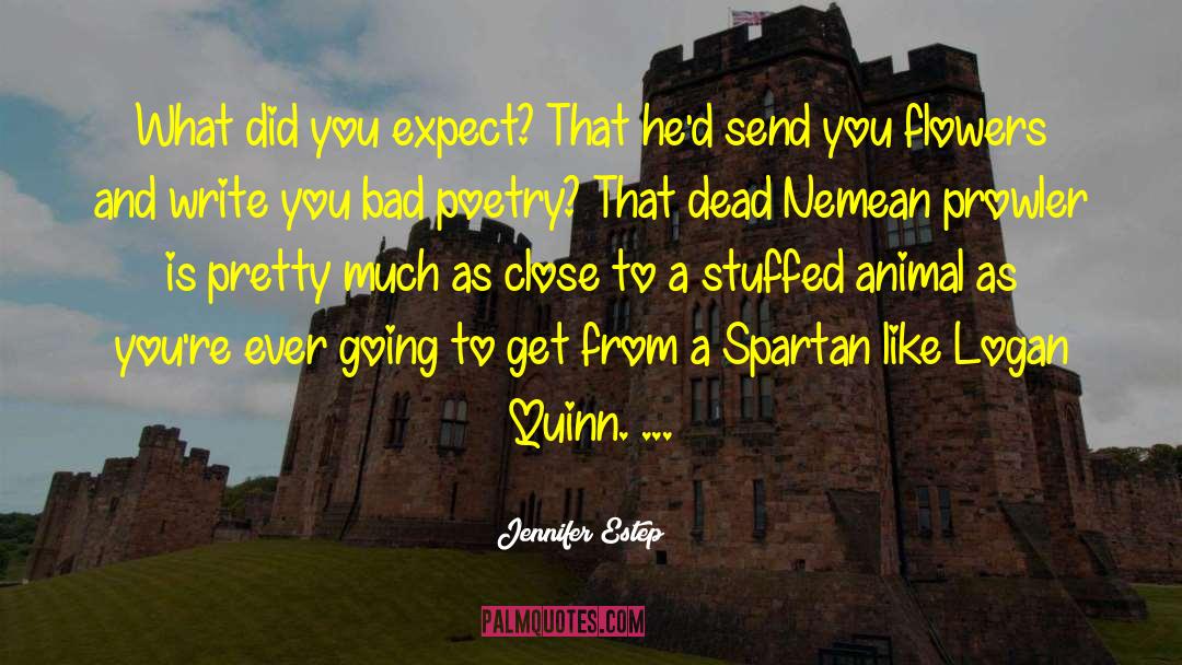 Spartan quotes by Jennifer Estep