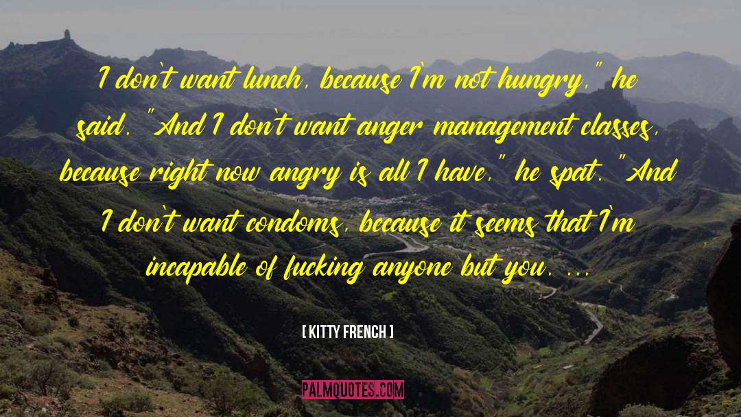 Spat quotes by Kitty French