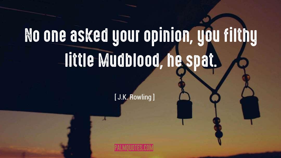 Spat quotes by J.K. Rowling