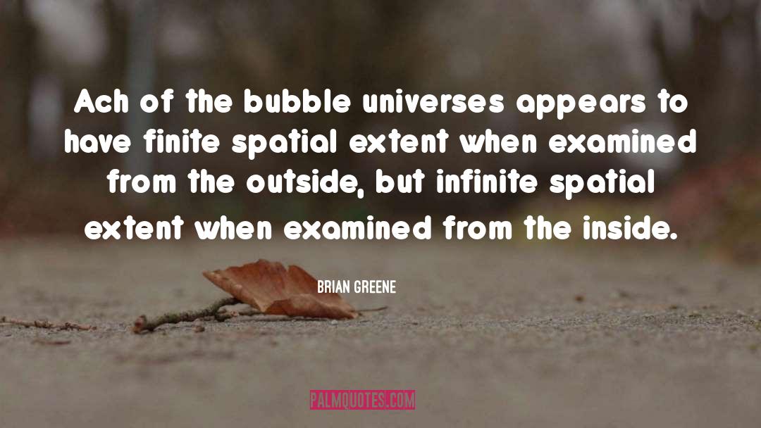 Spatial quotes by Brian Greene