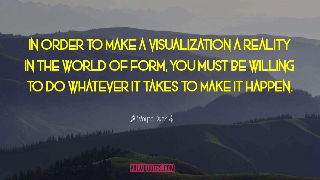 Spatial Visualization quotes by Wayne Dyer