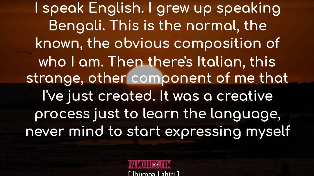 Speak English quotes by Jhumpa Lahiri