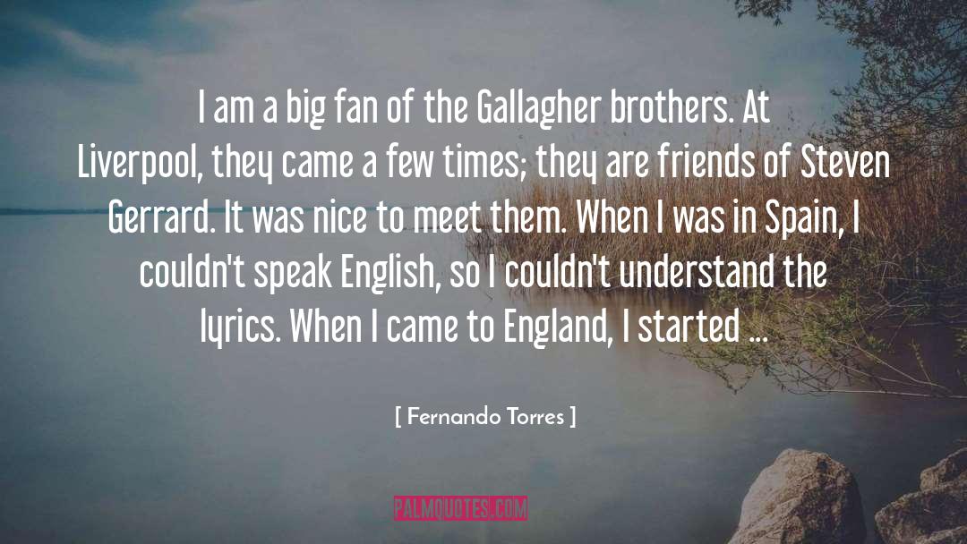 Speak English quotes by Fernando Torres