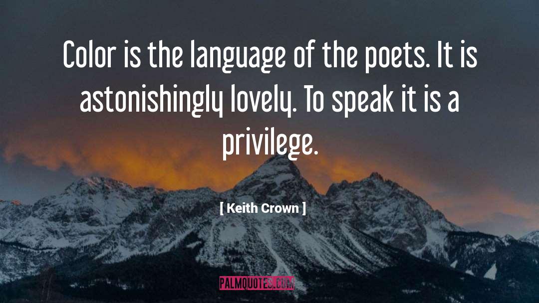 Speak It quotes by Keith Crown