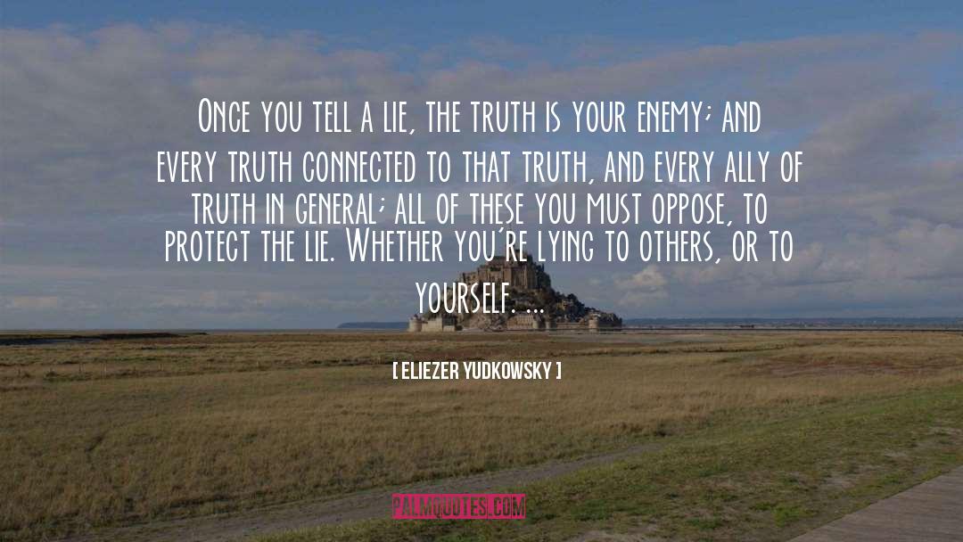 Speak Your Truth quotes by Eliezer Yudkowsky