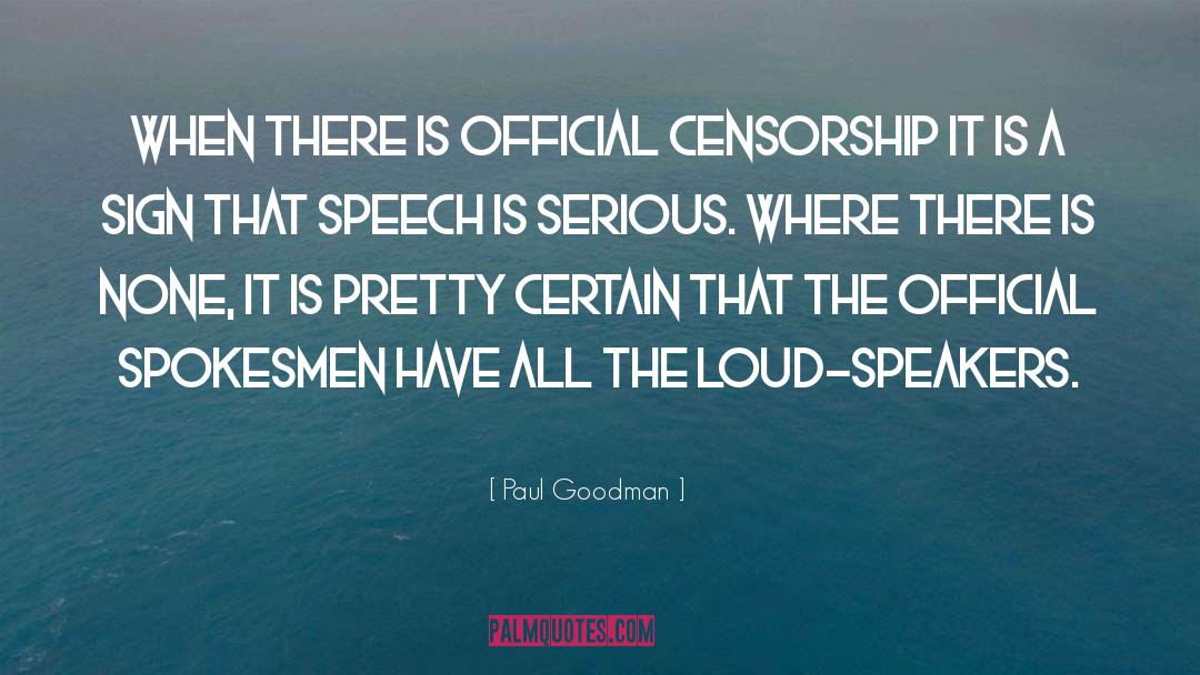 Speakers quotes by Paul Goodman