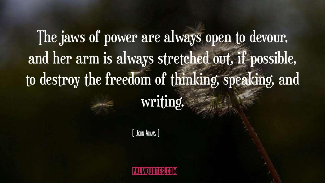Speaking And Writing quotes by John Adams