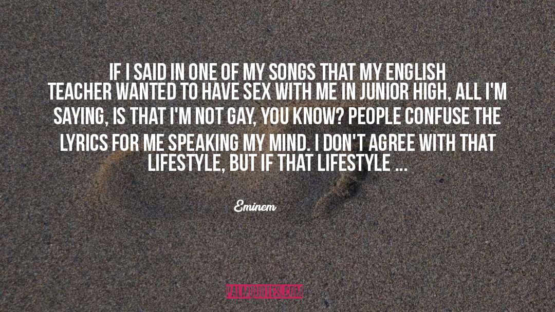 Speaking My Mind quotes by Eminem
