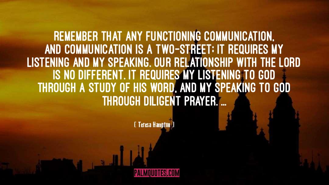 Speaking To God quotes by Teresa Hampton