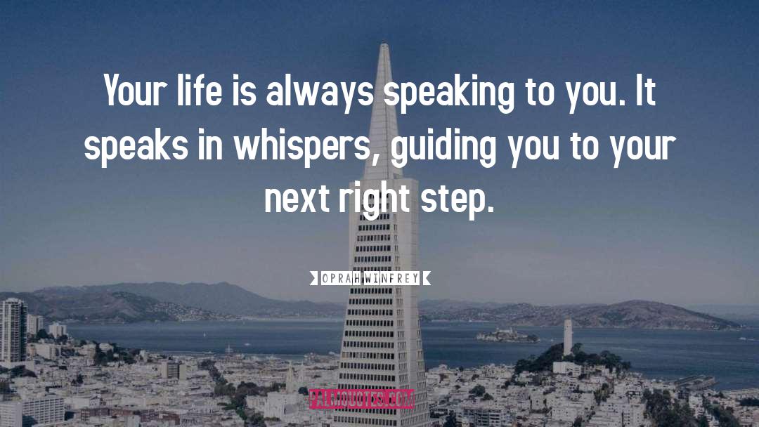Speaking To You quotes by Oprah Winfrey