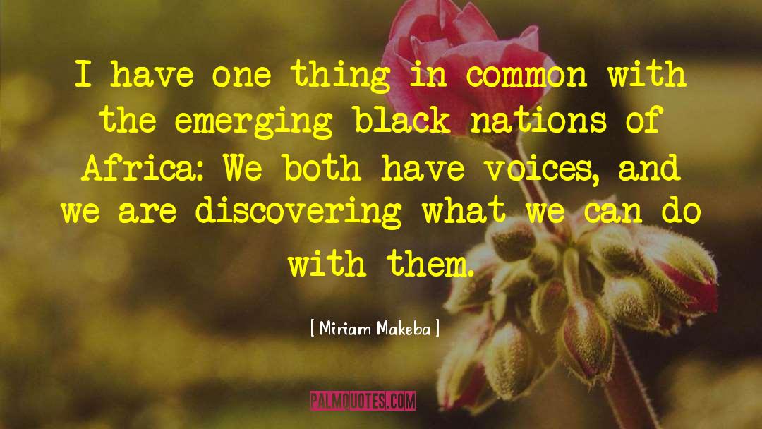 Speaking Up quotes by Miriam Makeba