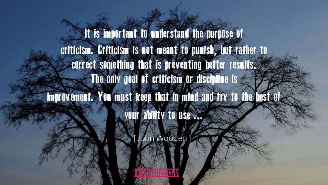 Speaking Your Mind quotes by John Wooden