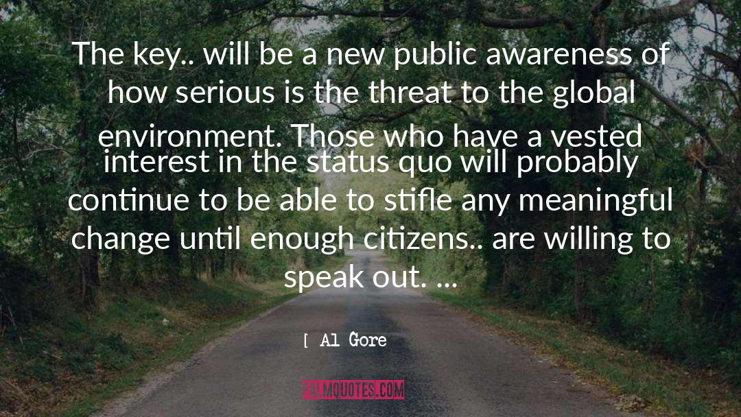 Speaks Out quotes by Al Gore