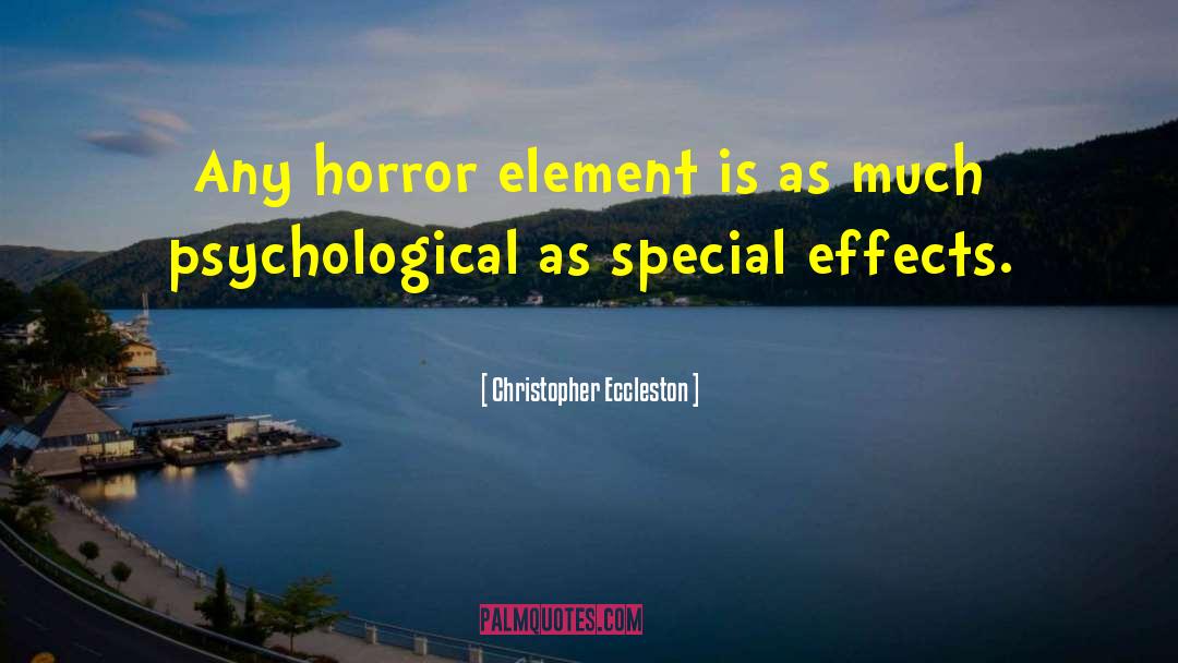 Special Effects quotes by Christopher Eccleston