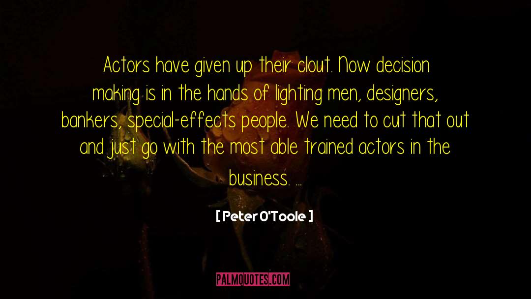 Special Effects quotes by Peter O'Toole