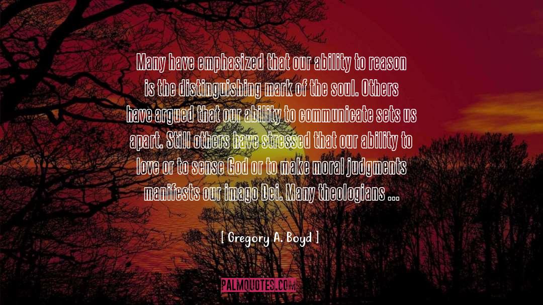 Special Features quotes by Gregory A. Boyd