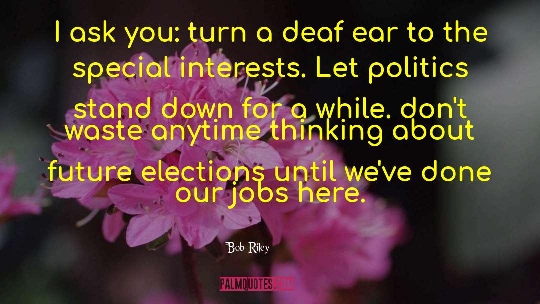 Special Interests quotes by Bob Riley